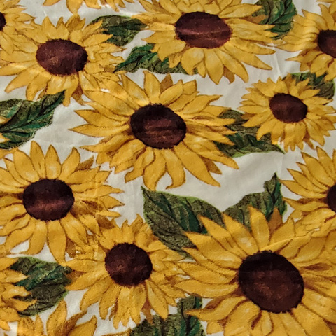 Cut and Tie Blanket - Sunflowers