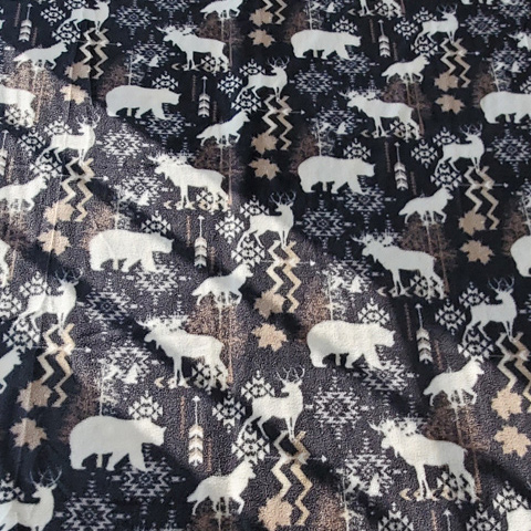 Cut and Tie Blanket - Wildlife