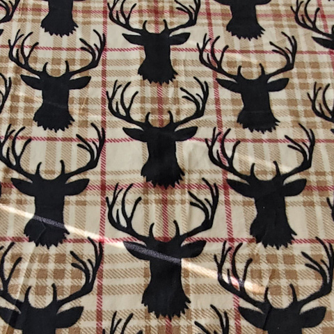 Cut and Tie Blanket - Antlers